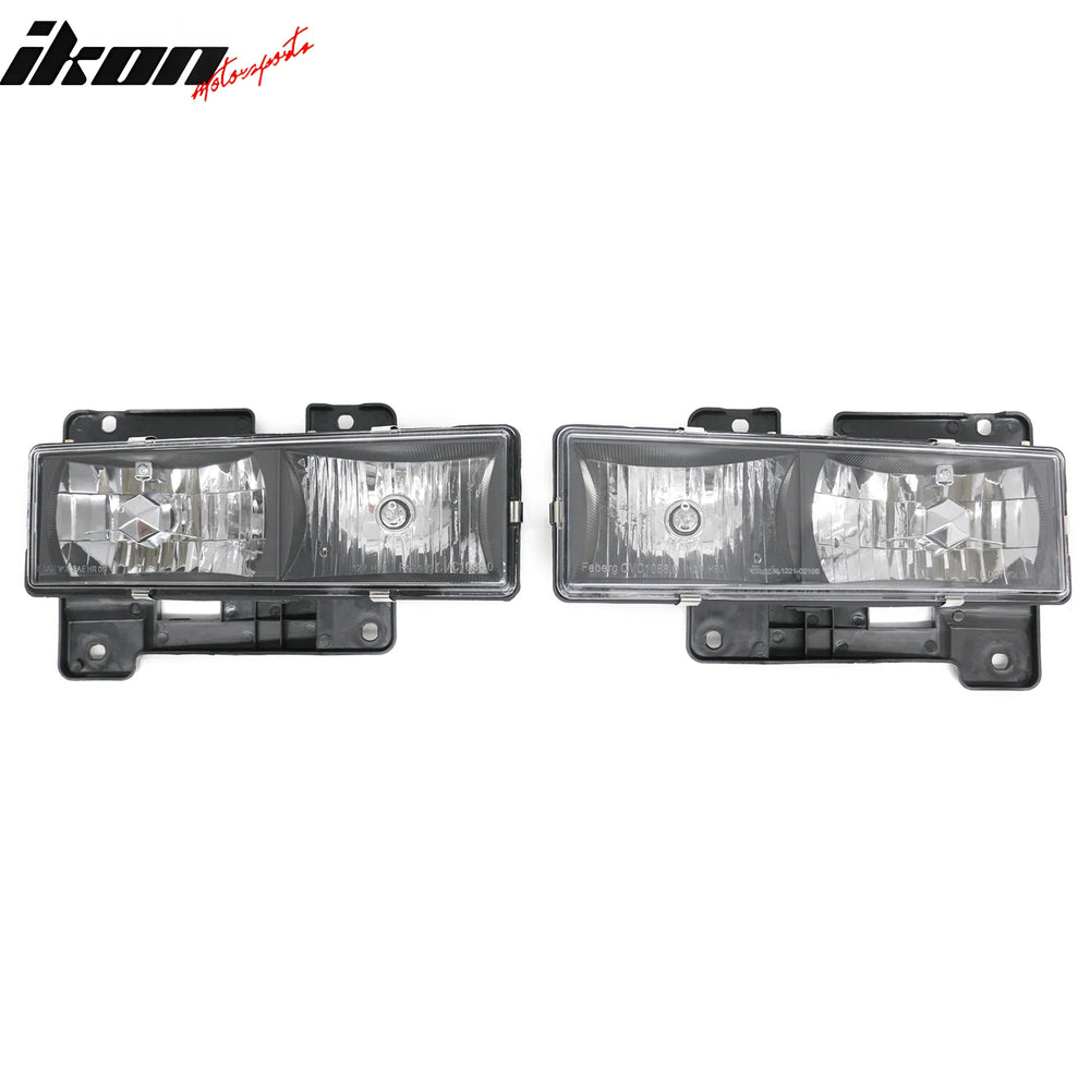 Black Housing Clear Lens Headlights