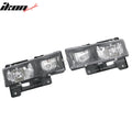 Black Housing Clear Lens Headlights