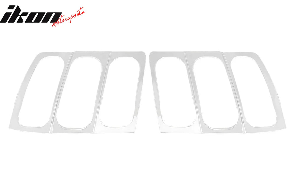 Chrome Tail Light Frame Bezel Set