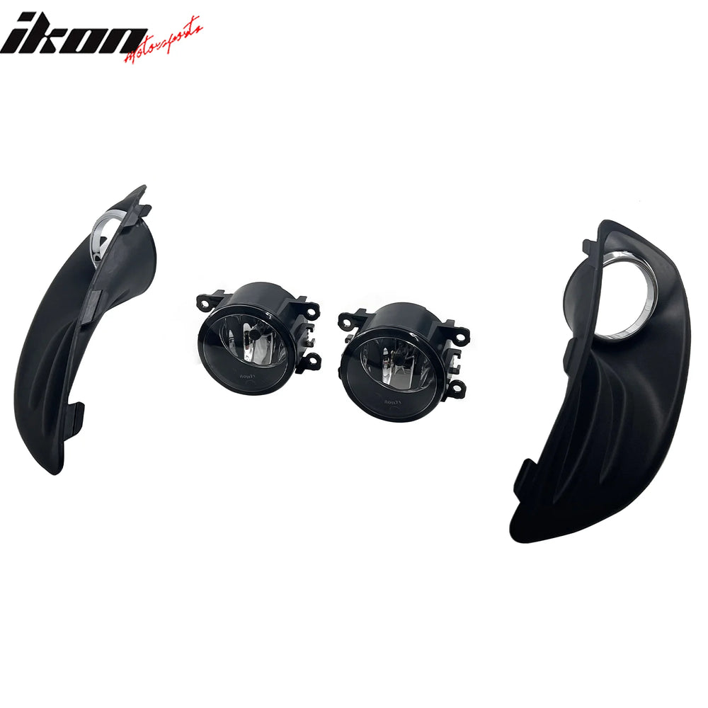 Black Housing Clear Lens Fog Lights