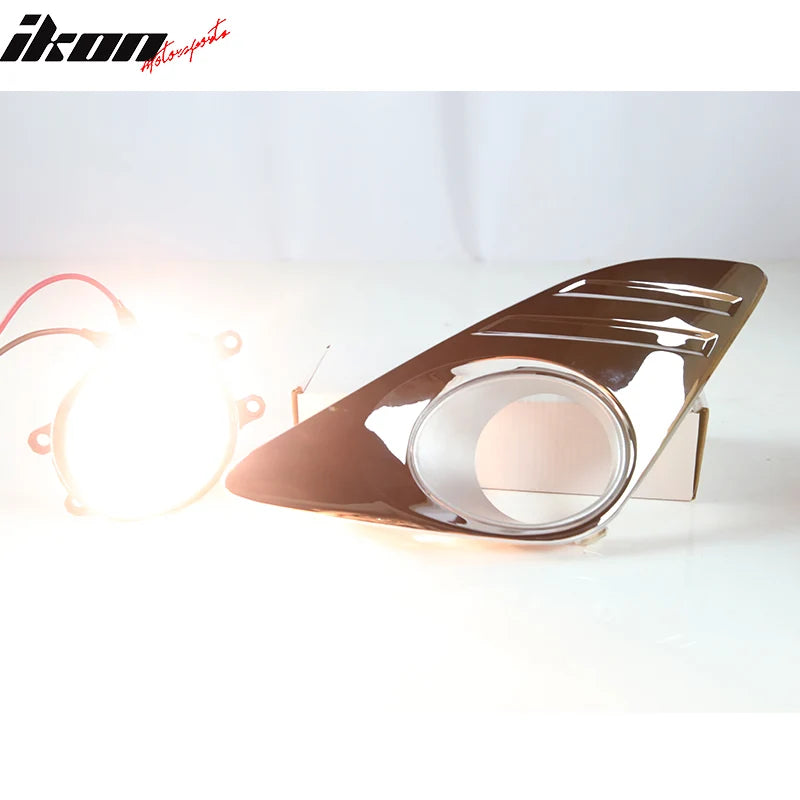 Clear Lens Fog Lights w/ Chrome Bezel