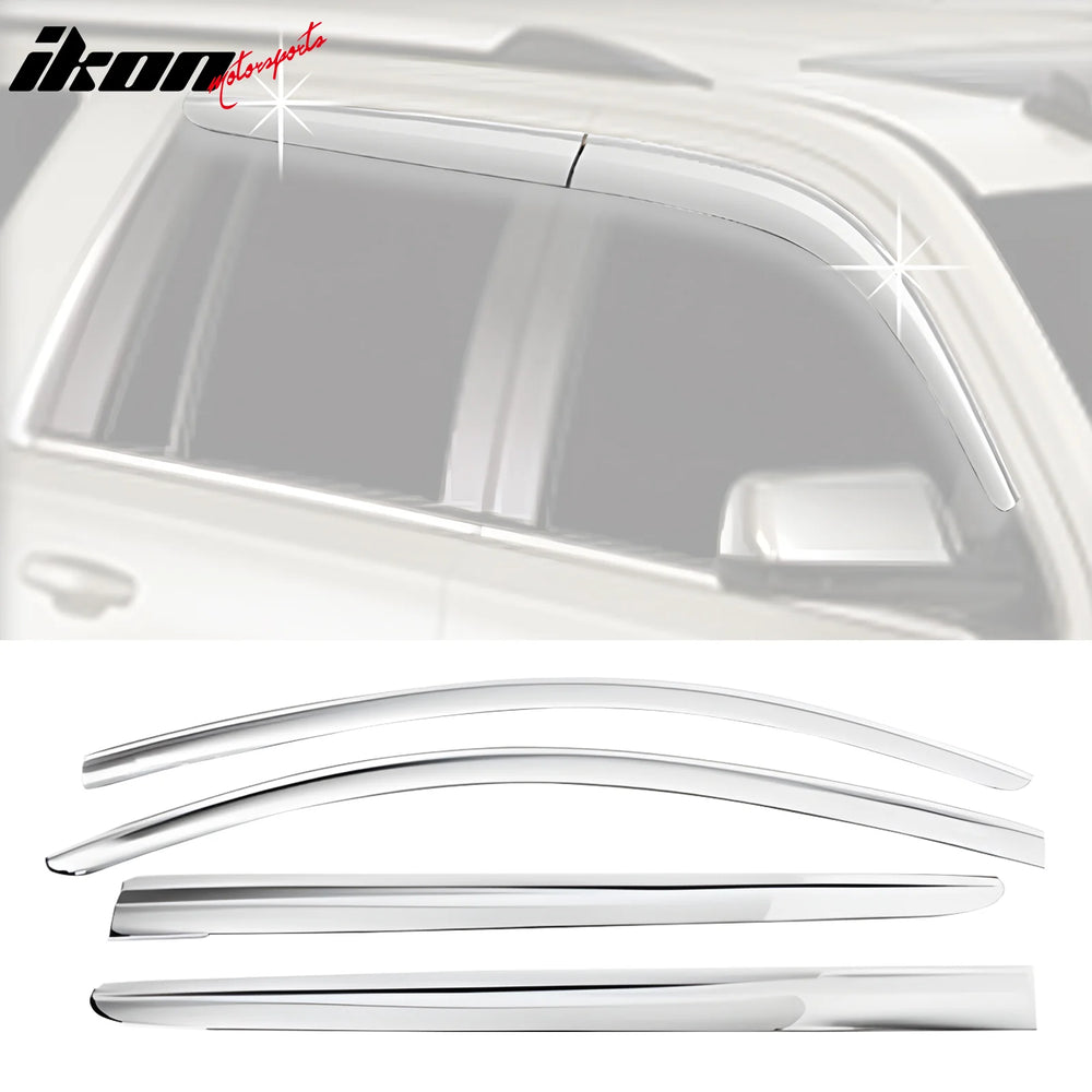 Chrome Window Visors