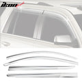 Chrome Window Visors