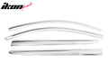 Chrome Window Visors