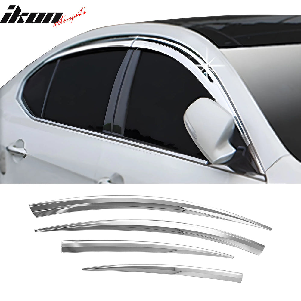 Chrome ABS Window Visor Set