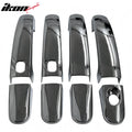 Chrome ABS Door Handle Covers with Keyhole