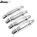 Chrome ABS Door Handle Covers with Keyhole