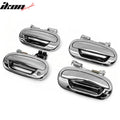 Chrome ABS Door Handle Covers with Keyhole