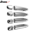 Chrome ABS Door Handle Covers with Keyhole Cutout