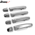 Chrome ABS Door Handle Covers with Keyhole Cutout