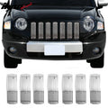 Billet Style 7-Piece Upper Grille Insert