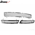 Mesh Style Front Grille, Chrome Finish