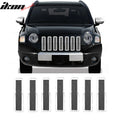 Mesh Grille Insert Kit, Chrome Stainless Steel, 7 Piece