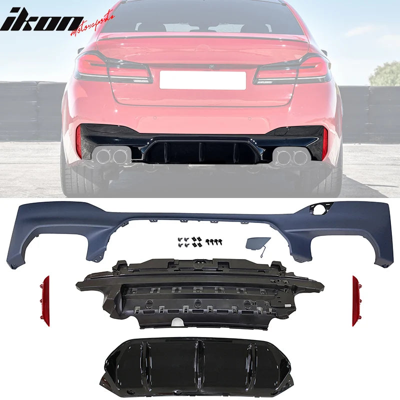 M5 Style Rear Bumper Lip Diffuser