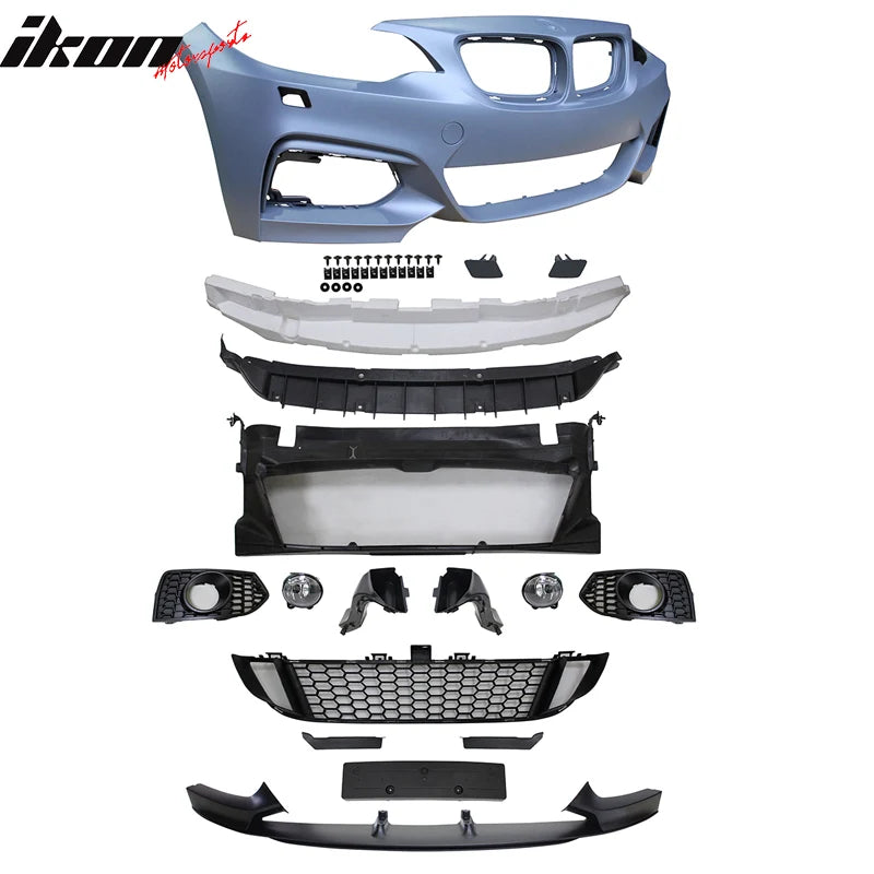 MP Style Front Bumper Cover w/ Fog Lights