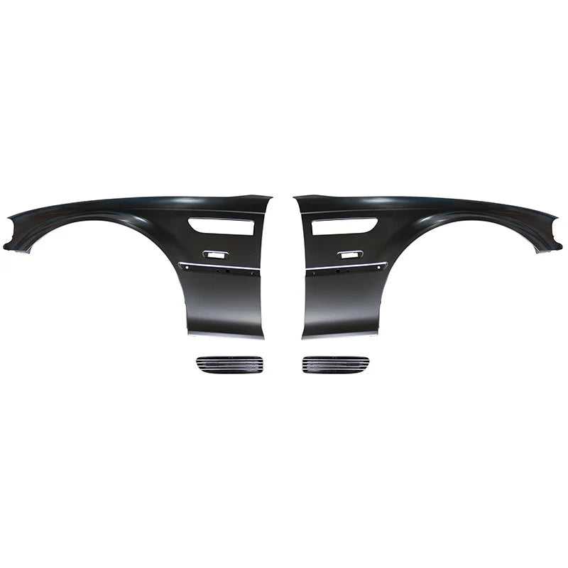 M3 Style Front Fenders w/ Chrome Vent