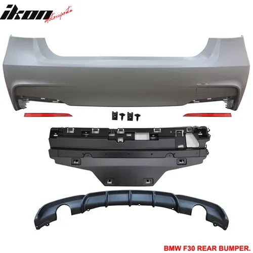 Rear Bumper Cover - Single Muffler Twin Outlet