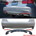 Rear Bumper Cover - Single Muffler Twin Outlet