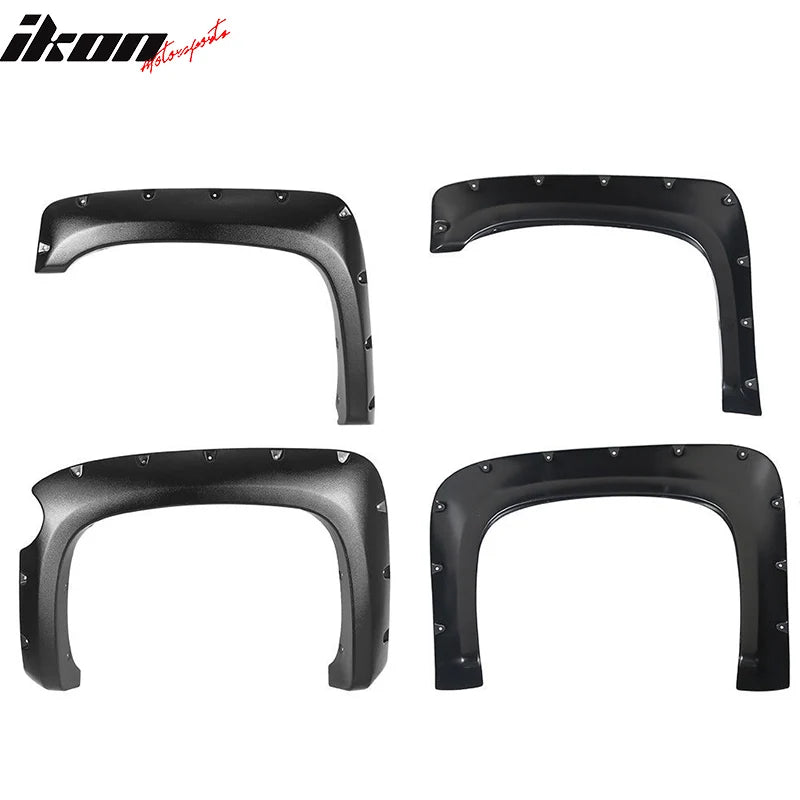Pocket Riveted Fender Flares Set