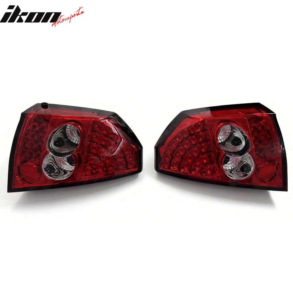 Red Housing Clear Lens Tail Lights