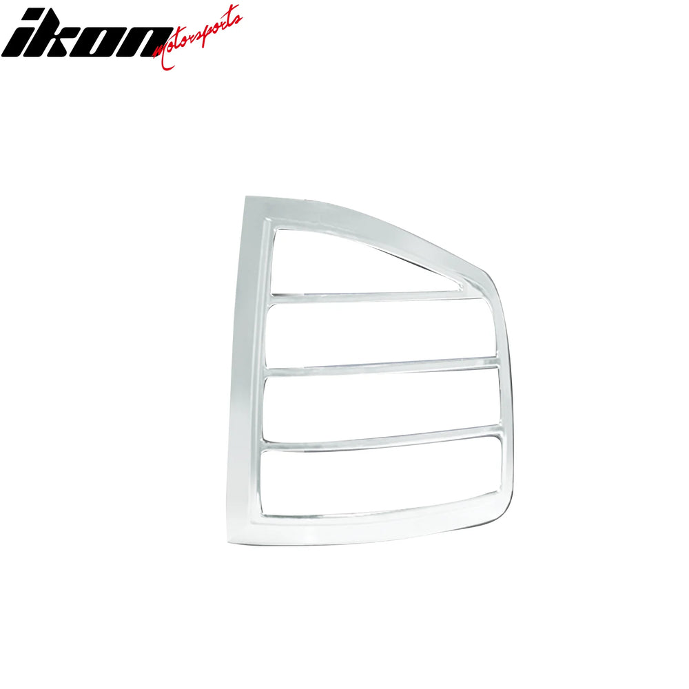 Tail Light Bezels Chrome ABS Plastic Set