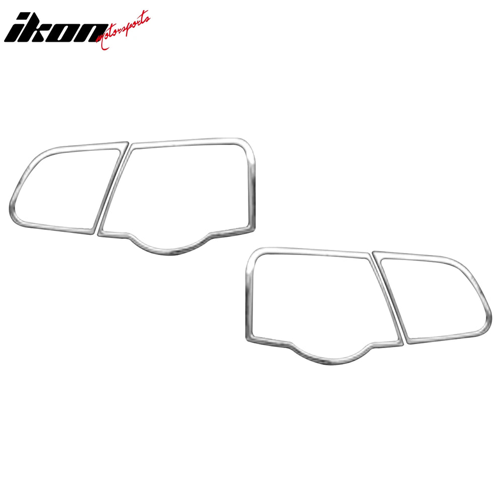 Chrome Tail Light Bezel Cover Set