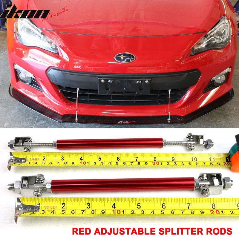 Adjustable Splitter Rods, 8-10.6 Inch, Red