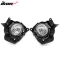 Black Housing Clear Lens Fog Lights