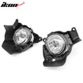 Black Housing Clear Lens Fog Lights