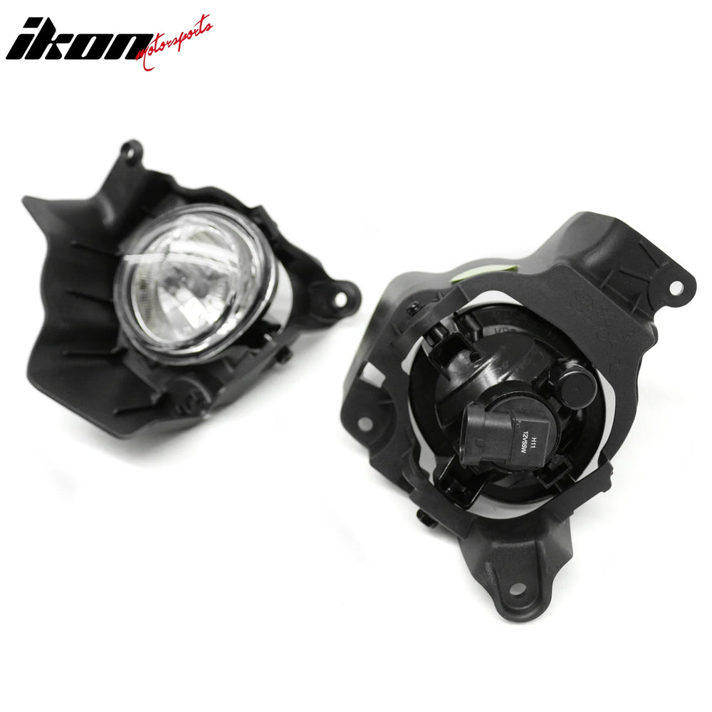 Black Housing Clear Lens Fog Lights