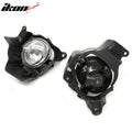 Black Housing Clear Lens Fog Lights