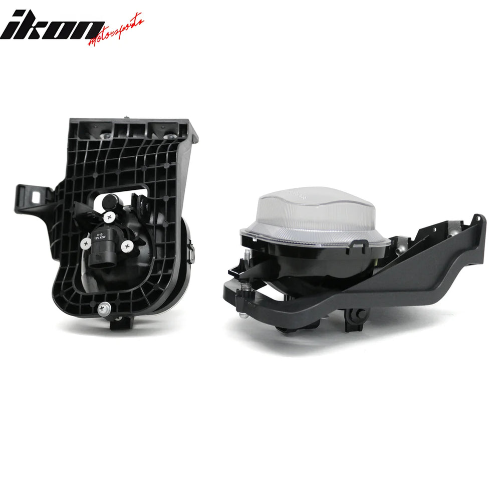 Black Housing Clear Lens Fog Lights