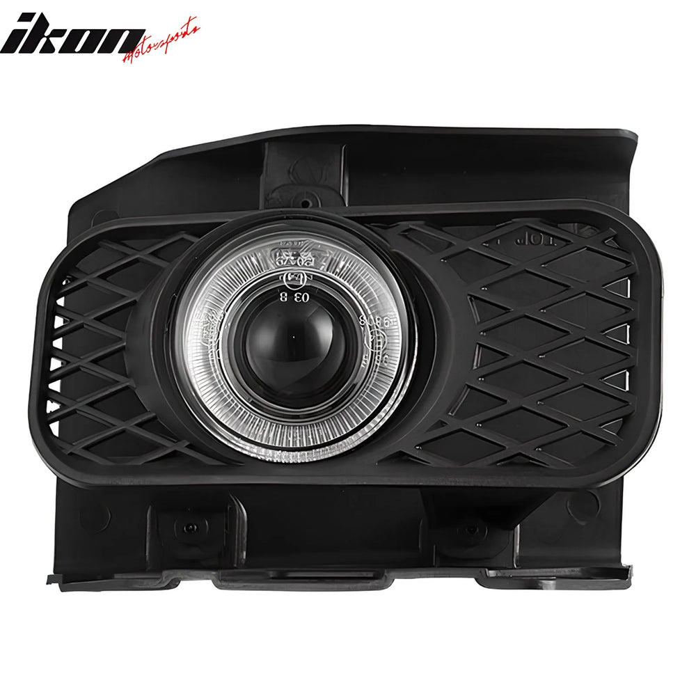 Black Housing Projector Fog Lights with Glass Lenses