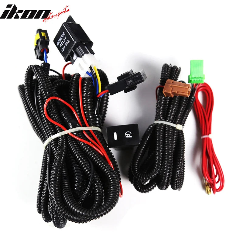 Front Bumper Fog Lights w/ H11 Bulbs & Wiring