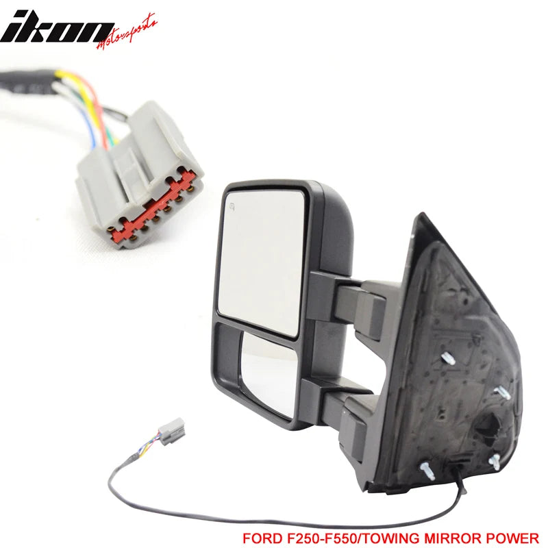 Extendable Tow Mirrors w/ Power Remote Adjustment, Heat, Signal