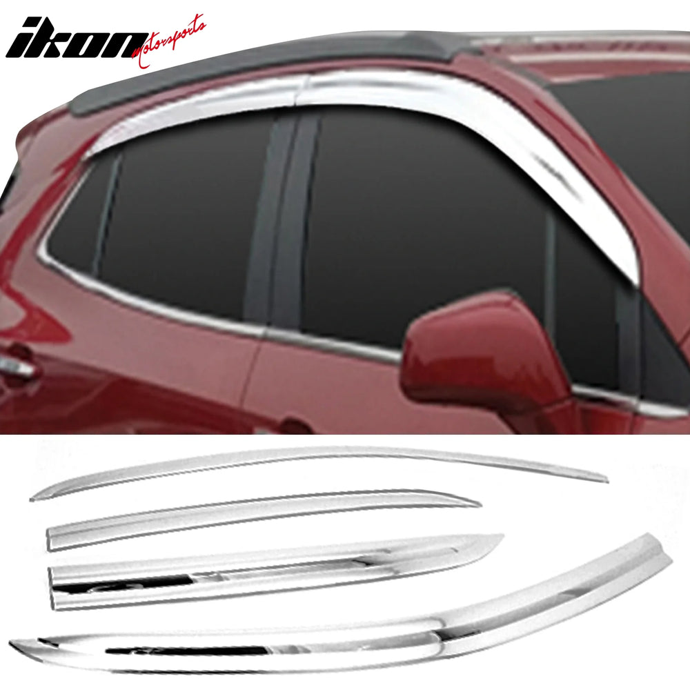 Chrome Window Visors
