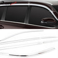 ABS Chrome Window Visors 6 Piece Set