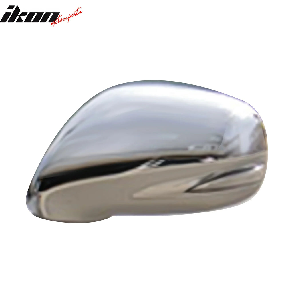 Chrome Mirror Cover Overlay with Signal Light Cutouts