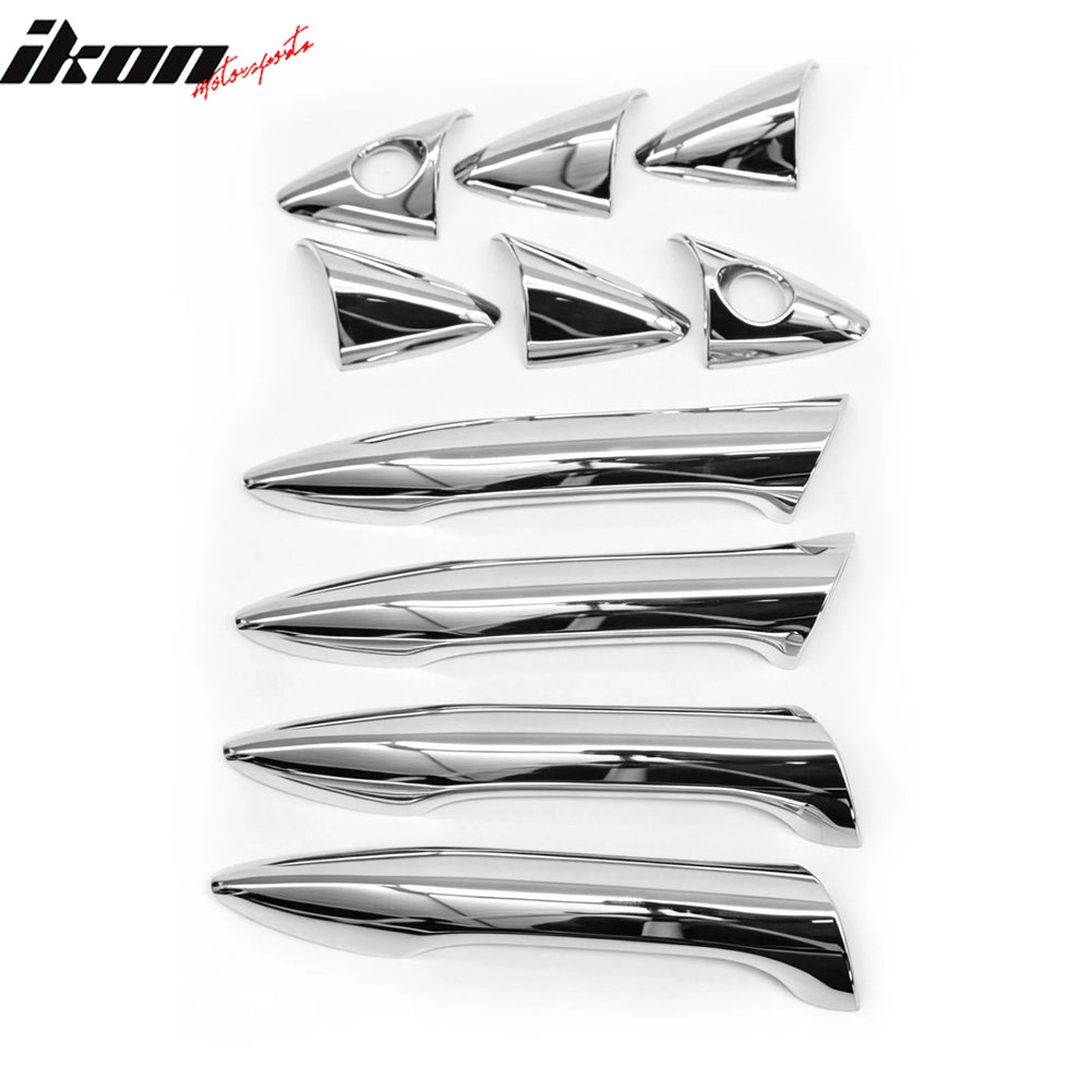 ABS Door Handle Cover Set Chrome 10-Piece