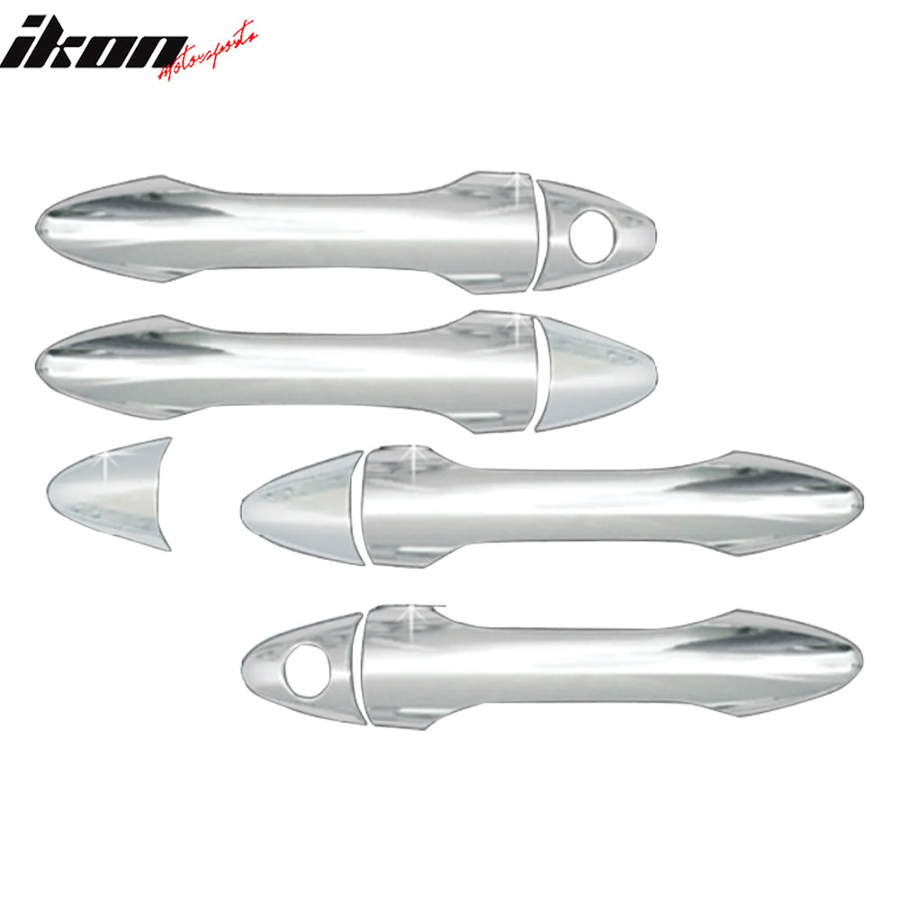 Chrome ABS 10-Piece Door Handle Cover Set