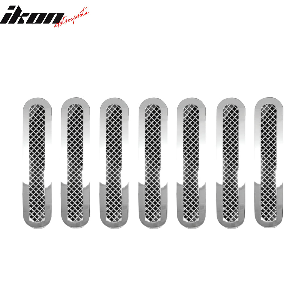 Chrome Mesh Grille Insert 7-Piece