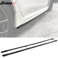Side Skirts Painted #D4S Crystal Black Silica Pearl
