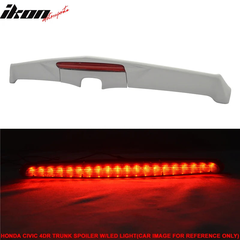 MD Style Rear Spoiler with LED Brake Light