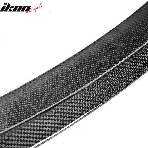 IKON Style Matte Carbon Fiber Rear Trunk Spoiler