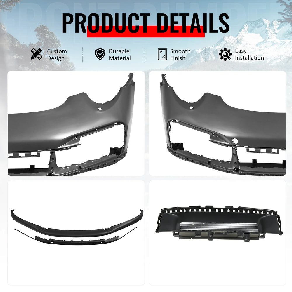Turbo SD Style Front Bumper Cover