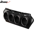 OE Style Quad Exhaust Tips with Grille