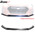 GT Style 3-Piece Front Bumper Lip