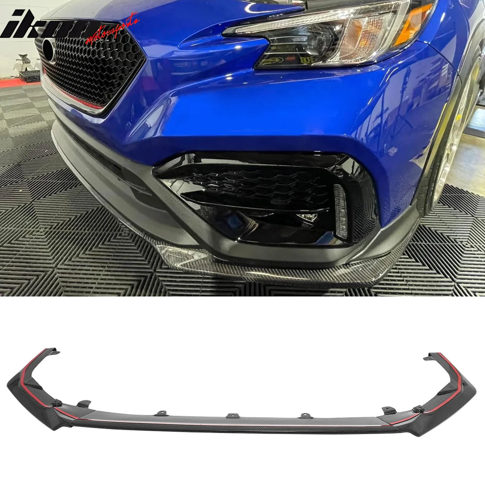 STI Style 3-Piece Front Bumper Lip
