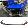 STI Style 3-Piece Front Bumper Lip