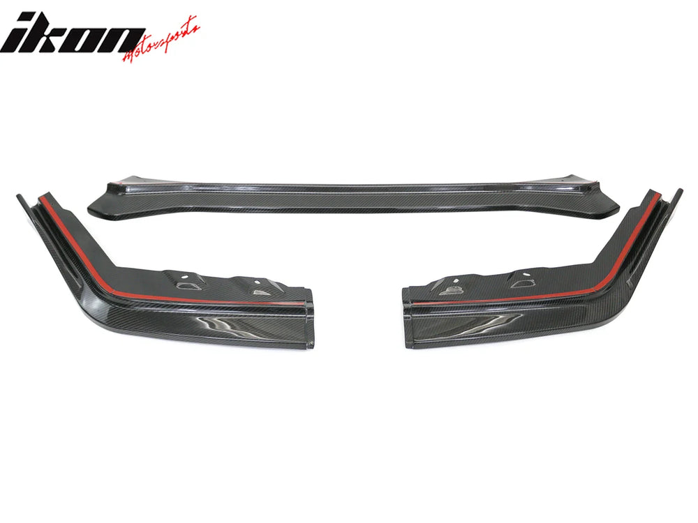 IKON Style 3-Piece Front Bumper Lip Spoiler